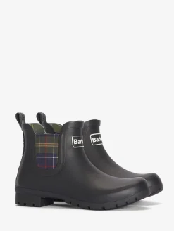 - ® Tartan Check Kingham Chelsea Wellington Boots*Barbour