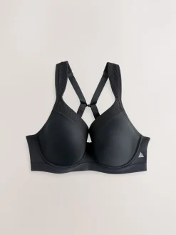 Zwart - B-G High Impact Dry Tech Full Cup Wired Sports Bras 2 Pack*Next Online