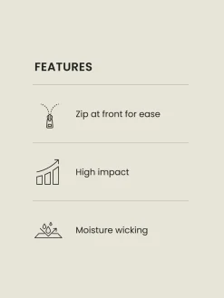 - B-GG Active Sports high impact Dry Tech-sportbeha met rits aan de voorkant*Next Discount