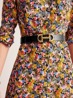 - - Snaffle leren riem met rand*Boden Hot