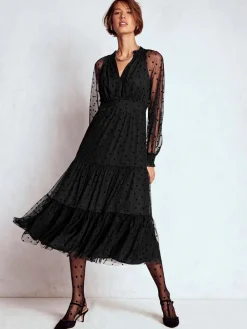 - Lucille Tulle Midi Dress*Boden Outlet