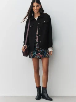 Zwart - Bouclé shacket*Next Discount