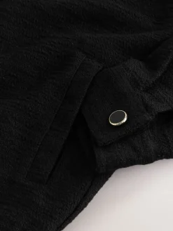 Zwart - Bouclé shacket*Next Discount