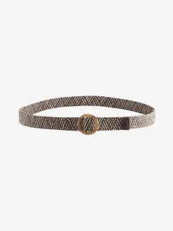 Zwart - Brede riem met raffia-effect en vierkante gesp*Next Sale
