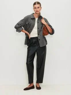 - Broek met benen van imitatieleer*Next Outlet