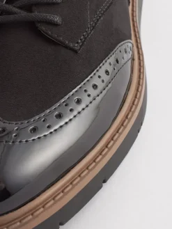 - Brogue Lace Up Chunky Sole Shoes*Next