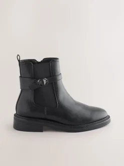 Zwart - Chelsea Boots met gesp*Next Sale