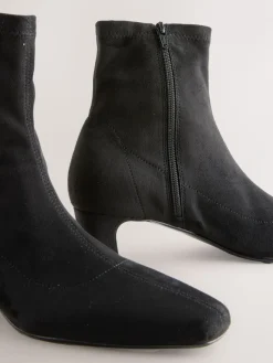 - Chisel Toe Block Heel Sock Boots*Next Online