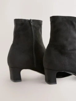 - Chisel Toe Block Heel Sock Boots*Next New