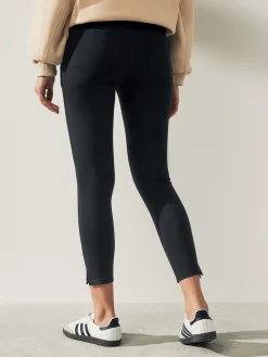 Zwart - Cropped denim jersey legging*Next Discount