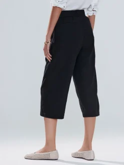 - Culottes van linnenmix met taillekoord*Next