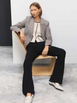 - Denim jersey legging met uitlopende pijpen*Next Outlet