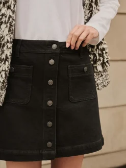 - Denim Patch Pocket Mini Skirt*Next Online