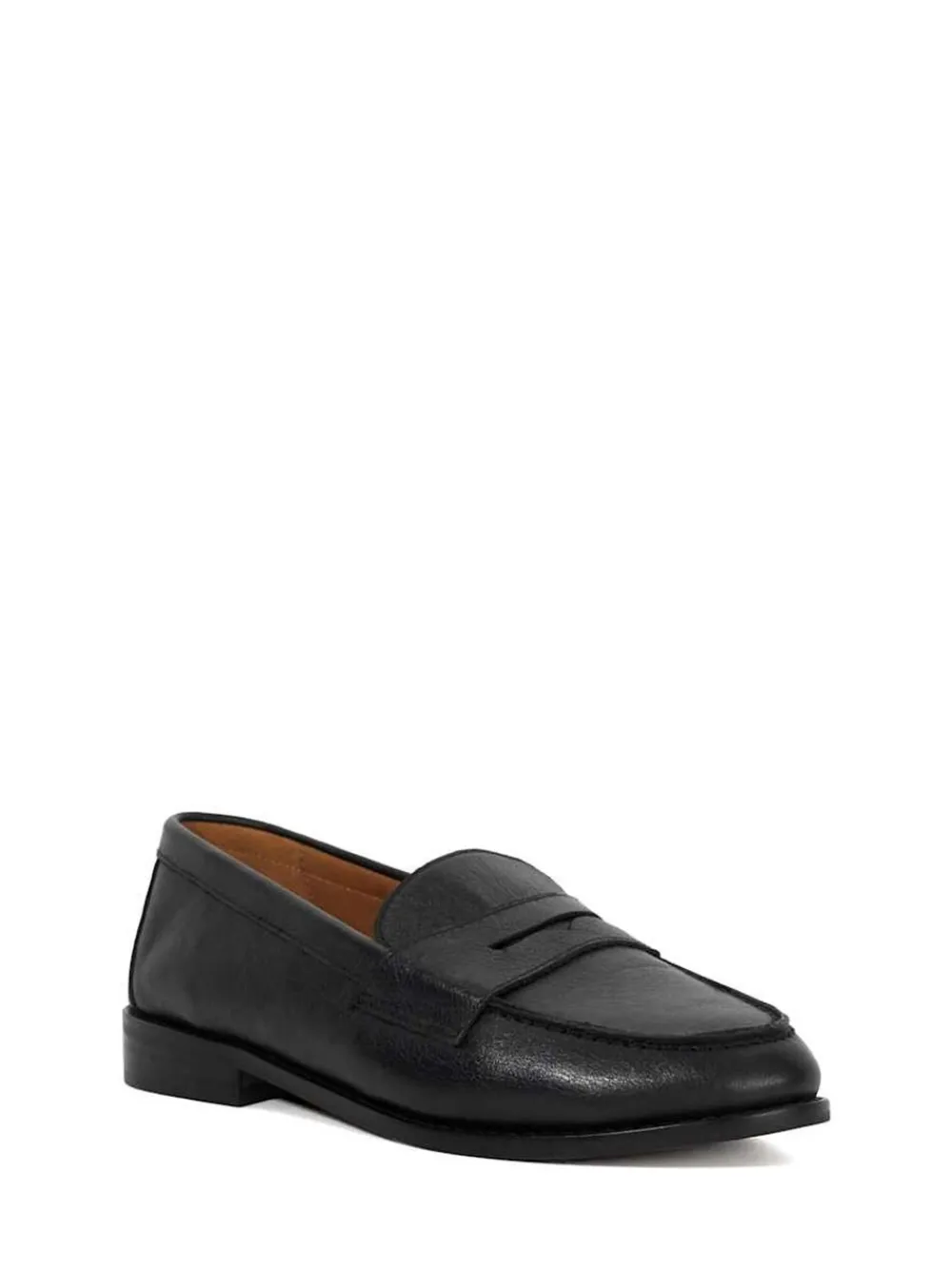 - Ginelli Flexi Sole Leather Penny Loafers*Dune London New