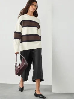 - Faux Leather Jort Trousers*Next Clearance