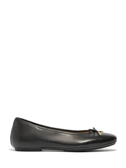 - Delicato Bow Soft Leather Ballet Flats*FitFlop Online