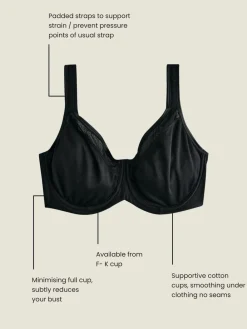 - F-K katoenen minimiser beha met gewatteerde bandjes voor ultieme ondersteuning*Next Best