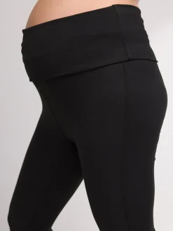 Zwart - Flare legging voor zwangerschapsyoga*Next Online