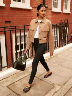 - Fleece Lined Warm Handle Cosy Jersey Denim Leggings*Next Online