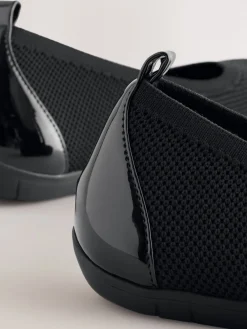 Zwart - Forever Comfort® Comfort Flyknit Ballet Flats*Next Online