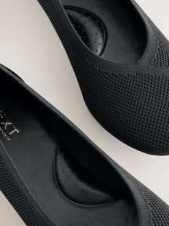 Zwart - Forever Comfort® Comfort Flyknit Ballet Flats*Next Online