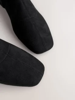 Zwart - Forever Comfort® Flat Sock Over The Knee Boots*Next Sale