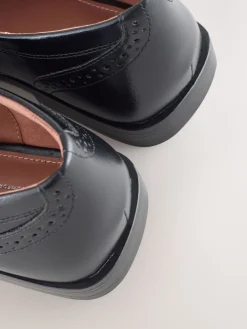 Zwart - Forever Comfort® Formal Round Toe Lace Up Shoes*Next New