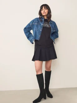 - Forever Comfort® kniehoge soklaarzen met afgeronde spitse neus*Next Online