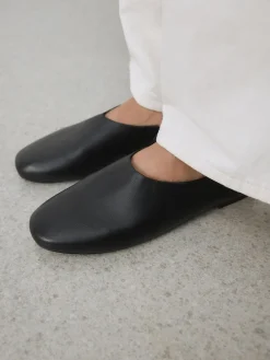 Zwart - Forever Comfort® Leather Hight Cut Ballet Flats*Next