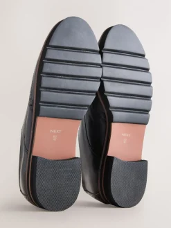 Zwart - Forever Comfort® Leather Brogue Detailing Chunky Sole Lace-Up Shoes*Next Discount