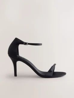 - Forever Comfort® Mini Satin Bow Heeled Sandals*Next Online