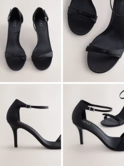 - Forever Comfort® Mini Satin Bow Heeled Sandals*Next Online