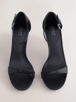 - Forever Comfort® Mini Satin Bow Heeled Sandals*Next Online