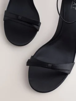 - Forever Comfort® Mini Satin Bow Heeled Sandals*Next Online