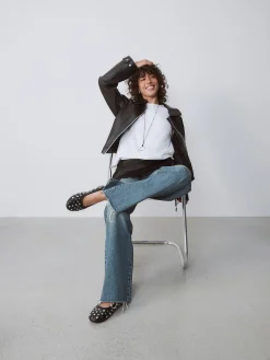 Zwart - Forever Comfort® Round Toe Ballerinas*Next Clearance