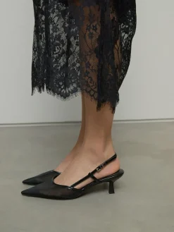 - Forever Comfort® Spitse Mesh Slingback Hakken*Next