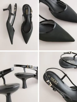 - Forever Comfort® Spitse Mesh Slingback Hakken*Next