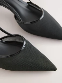 - Forever Comfort® Spitse Mesh Slingback Hakken*Next