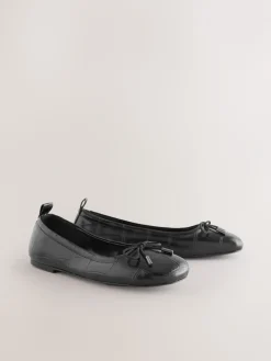 - Forever Comfort® Square Toe Bow Ballet Flats*Next Clearance