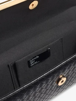 - Top Handle Weave Clutch Bag*Friends Like These New