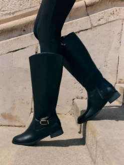 - Knee High Buckle Rider Faux Leather Long Boots*Friends Like These New