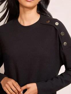 - Button Detail Rib Tunic*Friends Like These Outlet