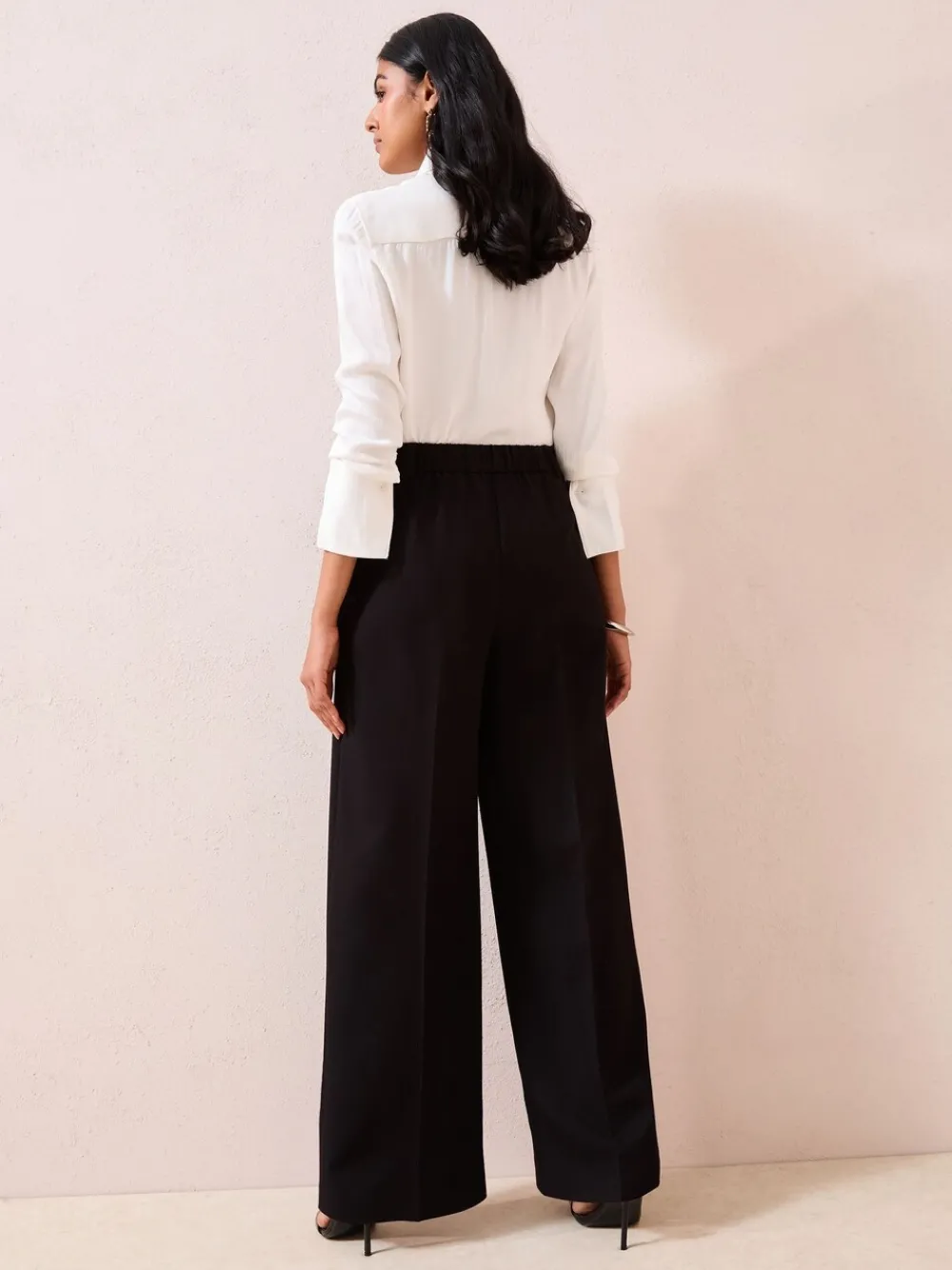 - X Lucy Mecklenburgh Snaffle Trim Premium Wide Leg Trousers*Friends Like These Discount