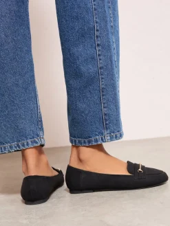 - Faux Suede Snaffle Detail Smart Flat Loafers*Friends Like These Outlet