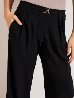 - Crinkle Jersey Wide Leg Trousers with Buckle Front*Friends Like These Clearance