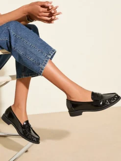 - Flat Ruched Comfort Slip On Penny Loafers*Friends Like These Hot