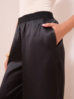 - Super Wide Leg Satin Trousers*Friends Like These Best