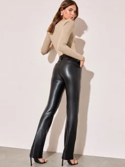 - Faux Leather Straigh Leg Trousers*Friends Like These New