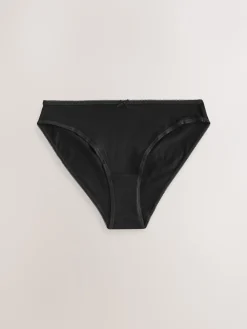 Zwart - Full Briefs Cotton Knickers 10 Pack*Next Sale
