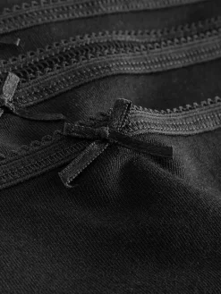 Zwart - Full Briefs Cotton Knickers 10 Pack*Next Sale